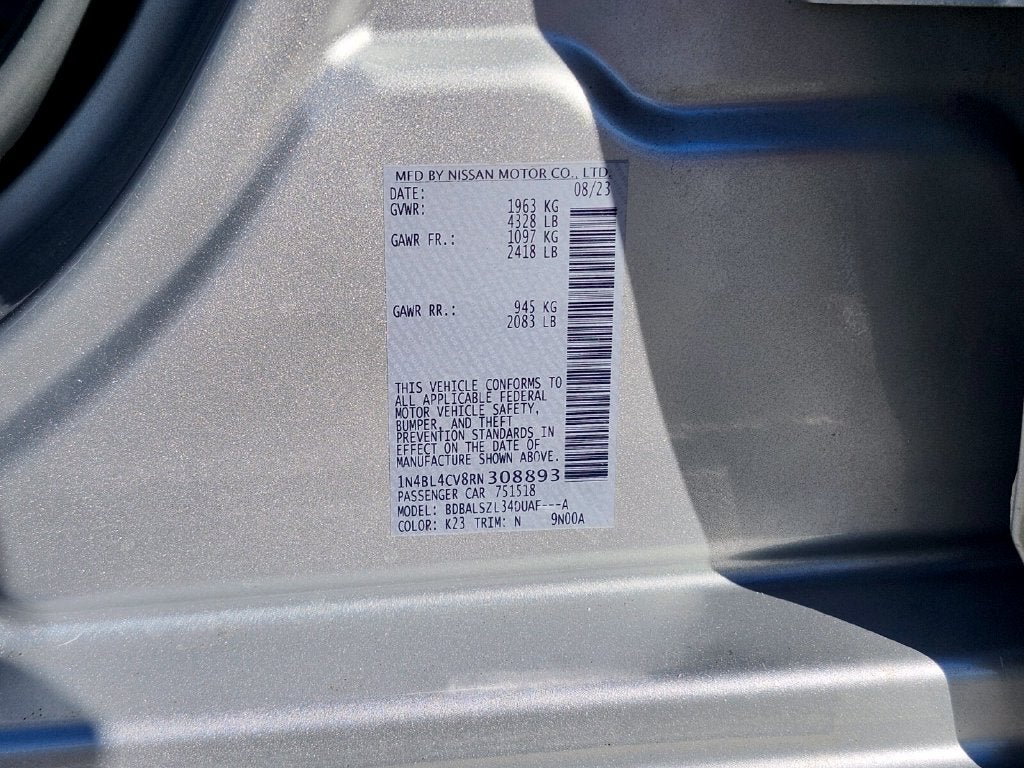 2024 Nissan Altima 2.5 SR