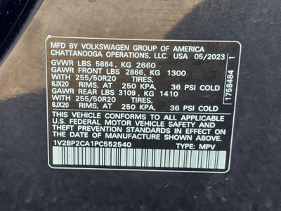 2023 Volkswagen Atlas 2.0T SEL