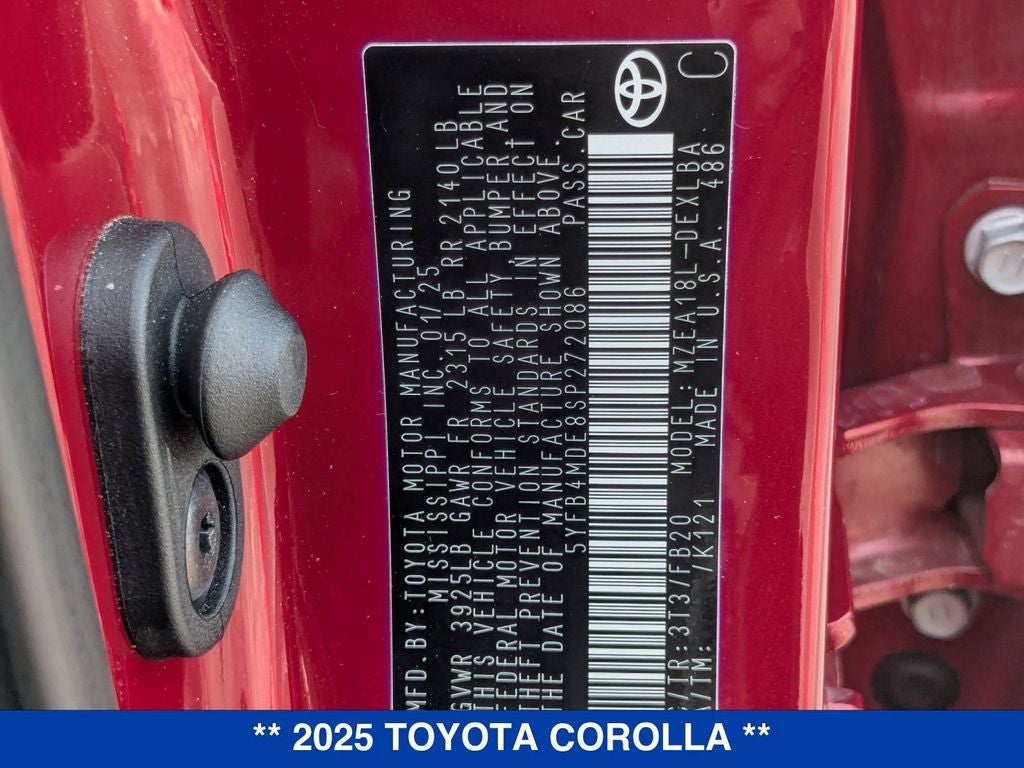 2025 Toyota Corolla LE