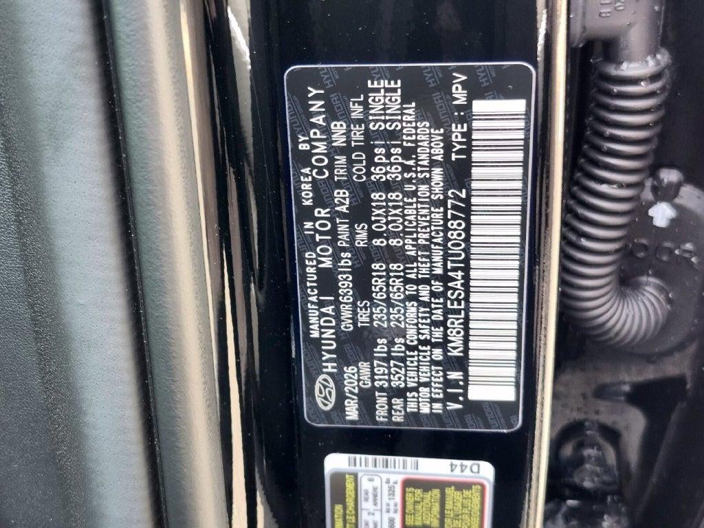 2026 Hyundai PALISADE HYBRID SEL 8 Passenger