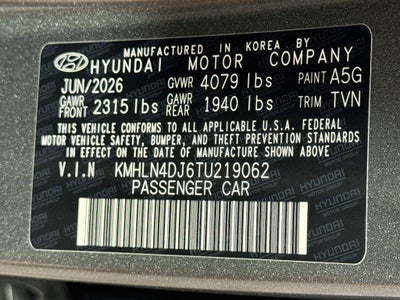2026 Hyundai ELANTRA HYBRID Limited