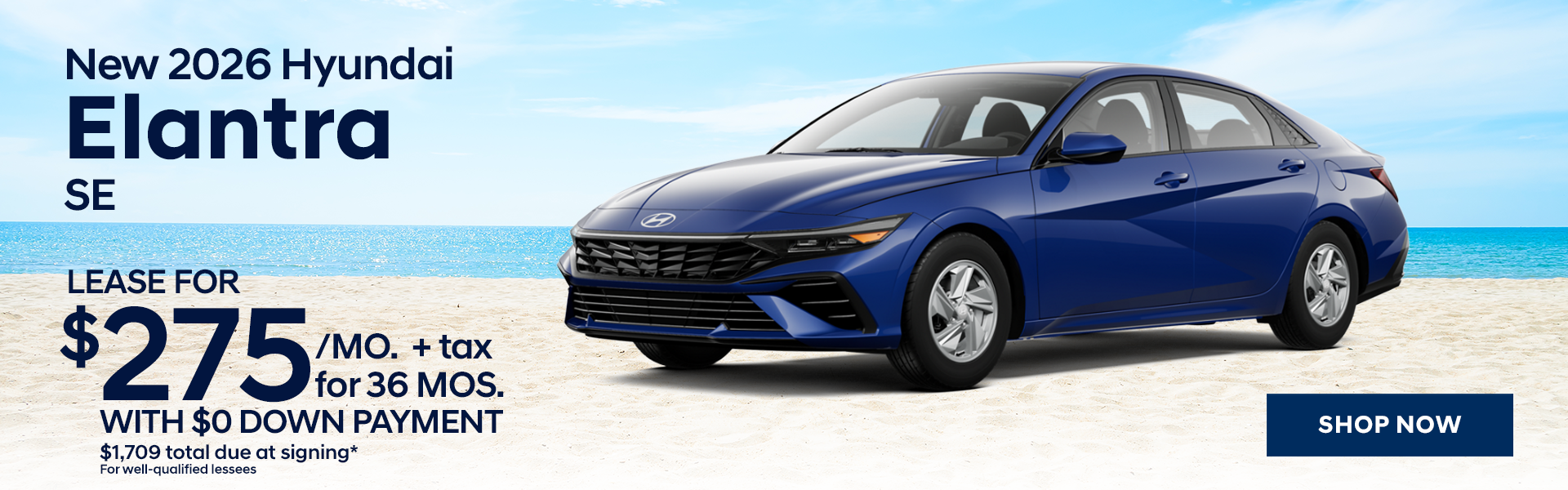 New 2026 Hyundai Elantra SE