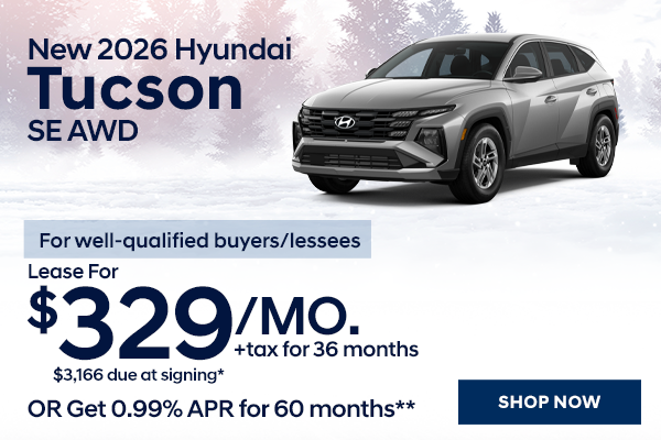 New 2026 Hyundai Tucson SE AWD
