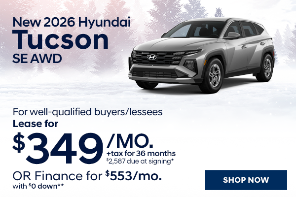New 2026 Hyundai Tucson SE AWD