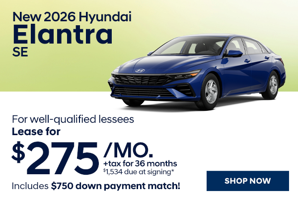 New 2026 Hyundai Elantra SE