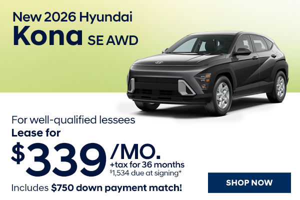 New 2026 Hyundai Kona SE AWD
