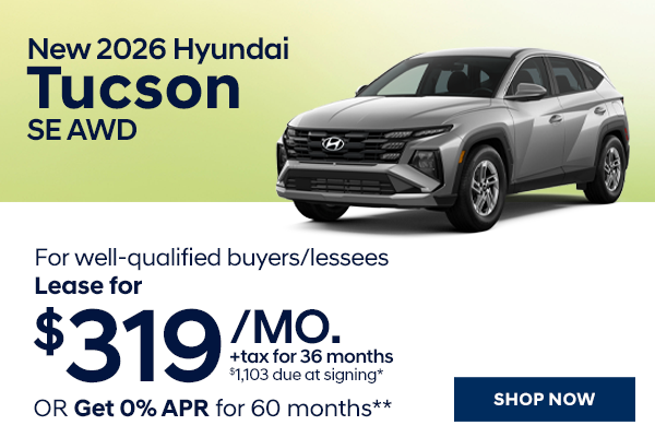 New 2026 Hyundai Tucson SE AWD