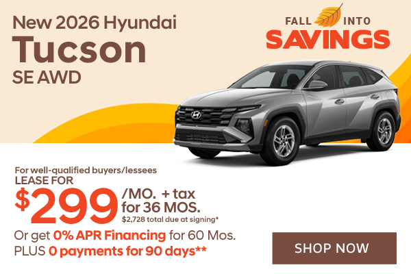 New 2026 Hyundai Tucson SE AWD